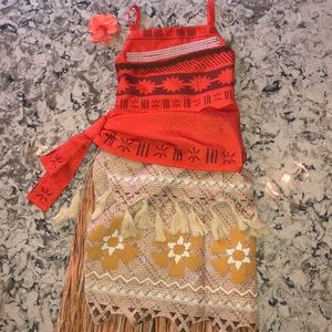 Authentic Disney Store Moana Costume